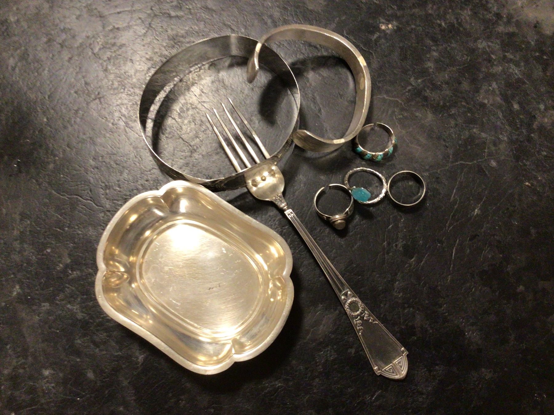 Jezler Set di piatti: Lot objets et bijoux arg 800; 830 et 925 – Usato da ORBE venduto da mar_j9rz