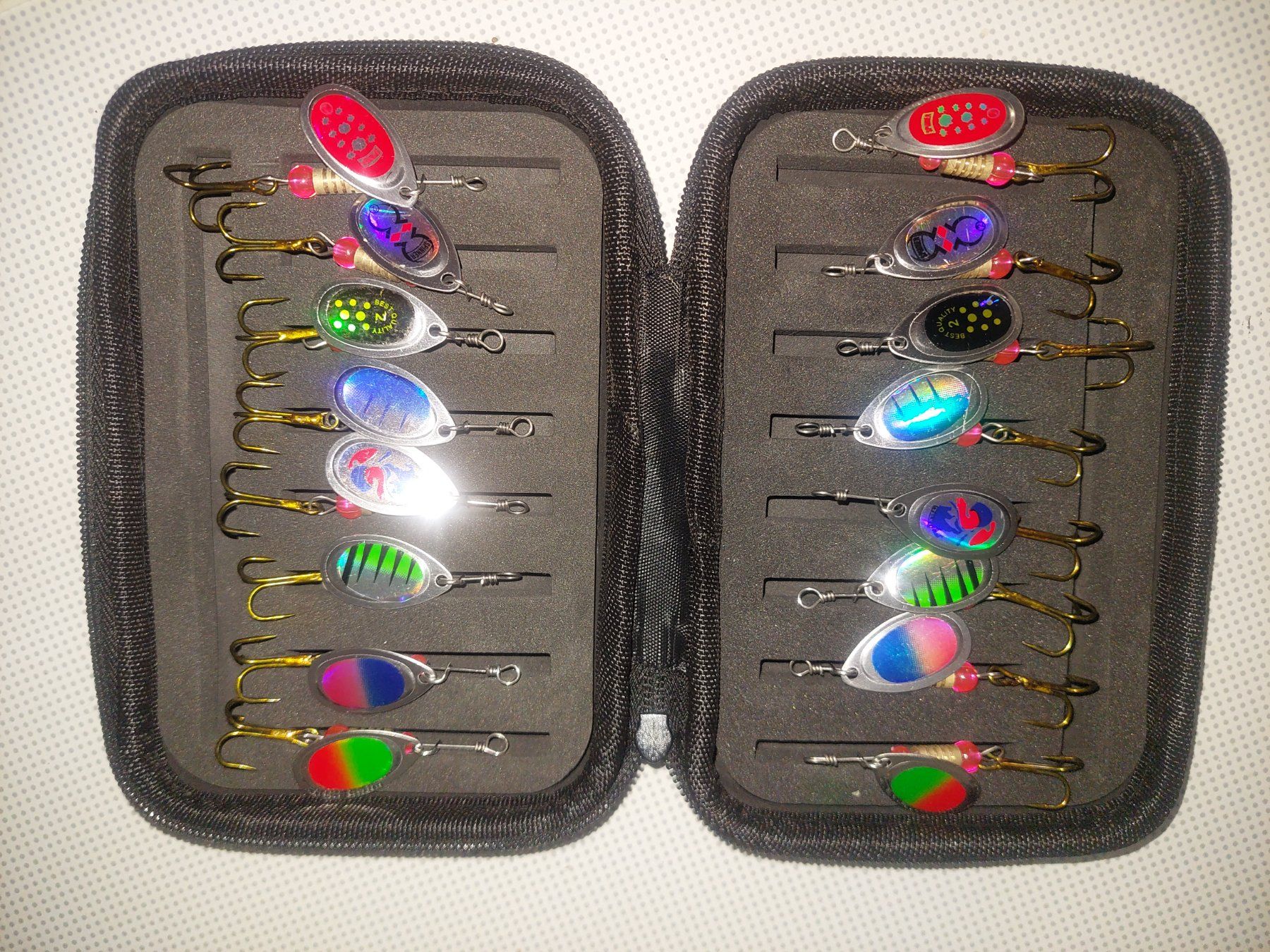 Esche: Fischköder Spinner Set im Koffer neu – Usato da engelburg venduto da rapas78
