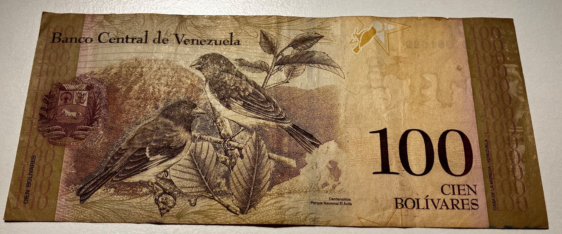 Banconote: Venezuela 100 Bolivares 2011 – Usato da Algetshausen venduto da Carrhard 1