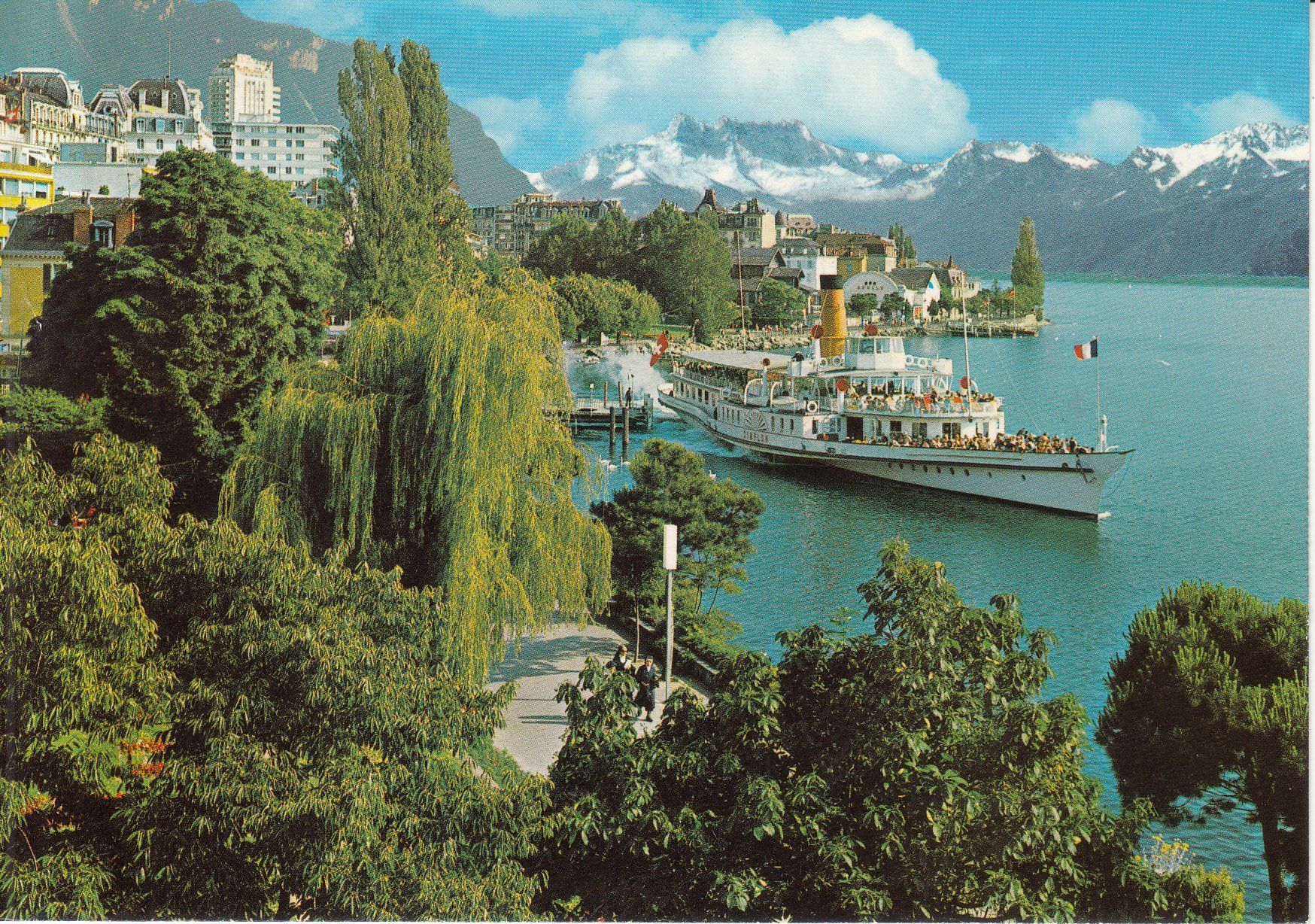 Ansichtskarten: Montreux 1992 – Gebraucht aus Bürglen TG von StampGraf