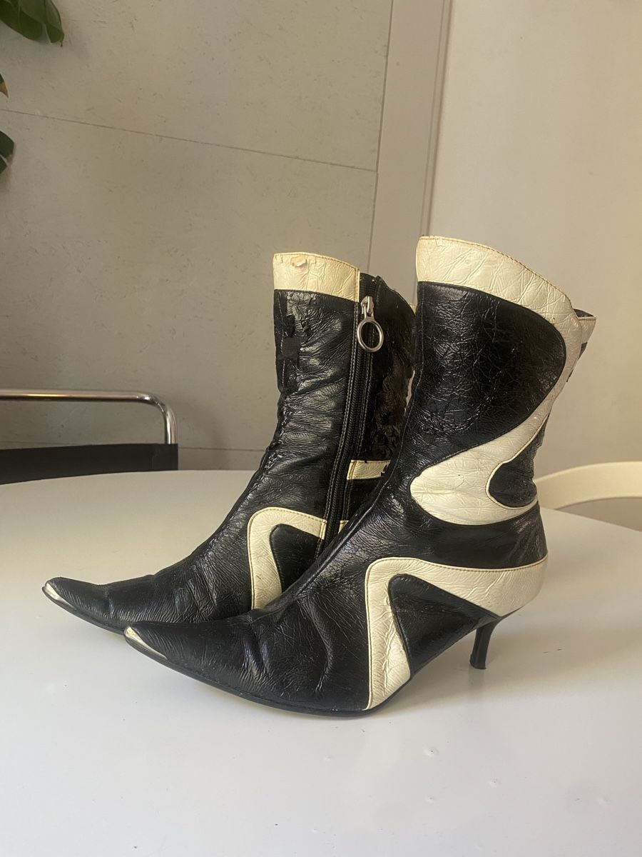 Scarpe da donna: Unique Y2k Cowboy-Stiefel spitz – Usato da Zürich venduto da Nadjaaaa_ 5