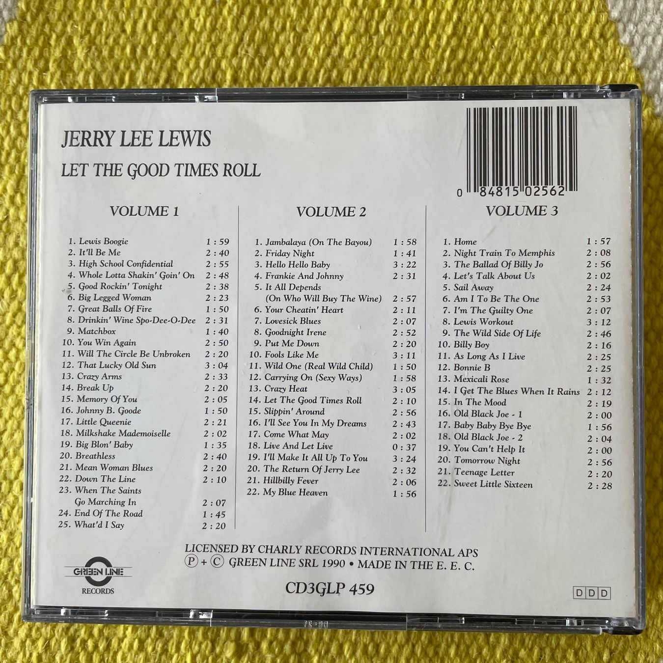 CDs: JERRY LEE LEWIS-3CD BOX SET LET THE GOOD TIMES ROLL – Gebraucht aus Rorschacherberg von CD-Roli 1