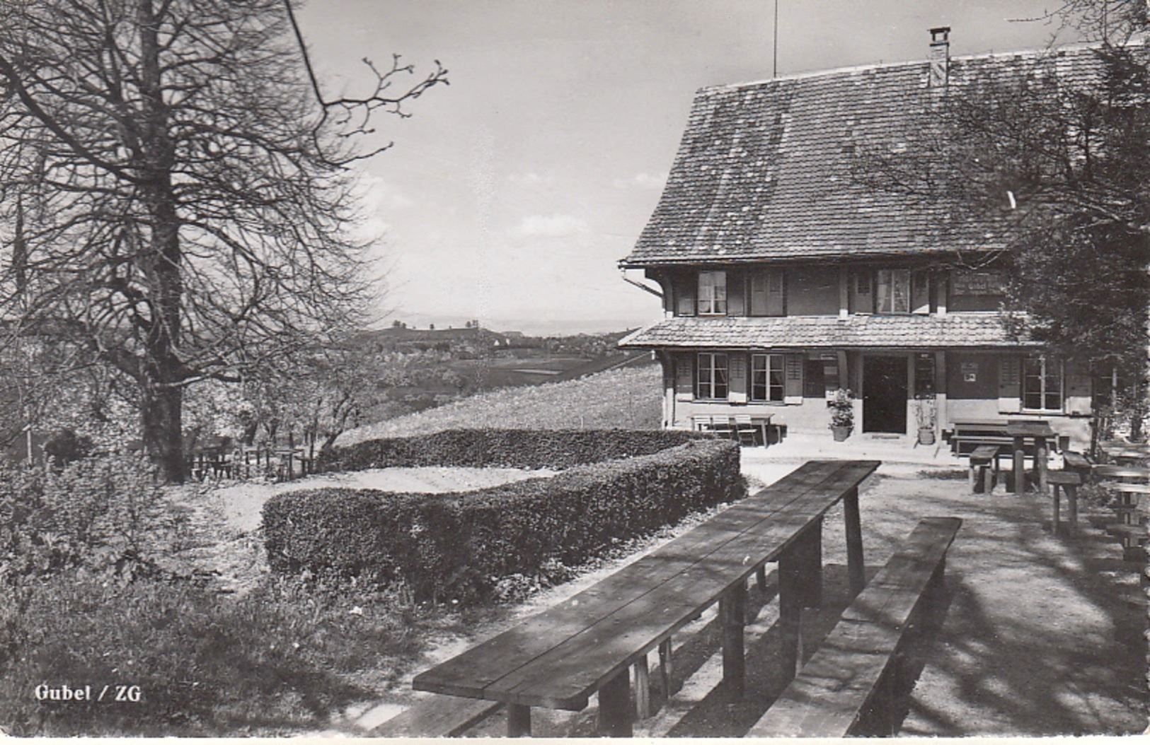 Cartes postales: MENZINGEN Restaurant Gubel – D'occasion à Jona par philajona