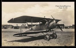 Foto-AK Sanke Nr. 1074: Pfalz-Kampfflugz