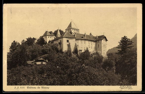Ansichtskarten: AK Blonay, Château de Blonay – Gebraucht aus Berlin von bartko-reher