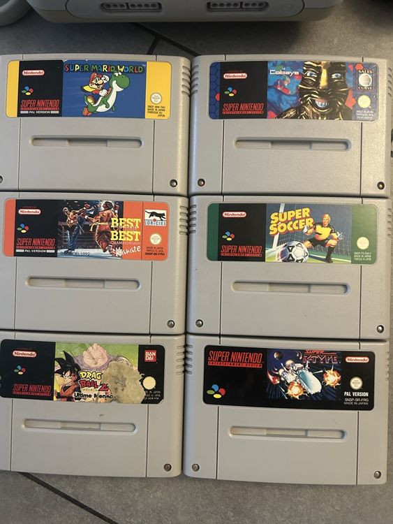Nintendo Console: Nintendo Snes Konsole mit 6 Top spiele – Usato da Oftringen venduto da Breza22 2