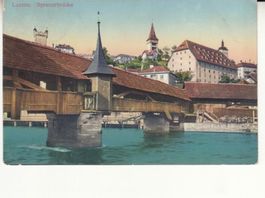 Luzern Spreuerbrücke ca. 1925