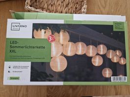 LIVARNO HOME LED-Lichterkette Sommer XXL 15 Lampen