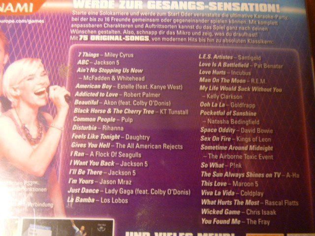 Sony Jeux: Karaoke Revolution - PS3 (Sing) – D'occasion à Pambio Noranco par Pol69 3