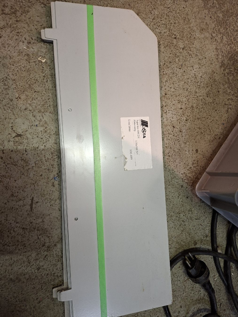 Lista Tutti gli attrezzi: Lista Separator 600/200, 1.50x588/215 mm, – Usato da Grossdietwil venduto da mahsoumi