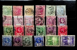 AFRIQUE SIERRA LEONE TIMBRES OBLITÉRÉS 1883-1932 /U611