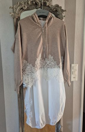 Tredy Strick Kapuzen Jacke Gr. 2 Oversize