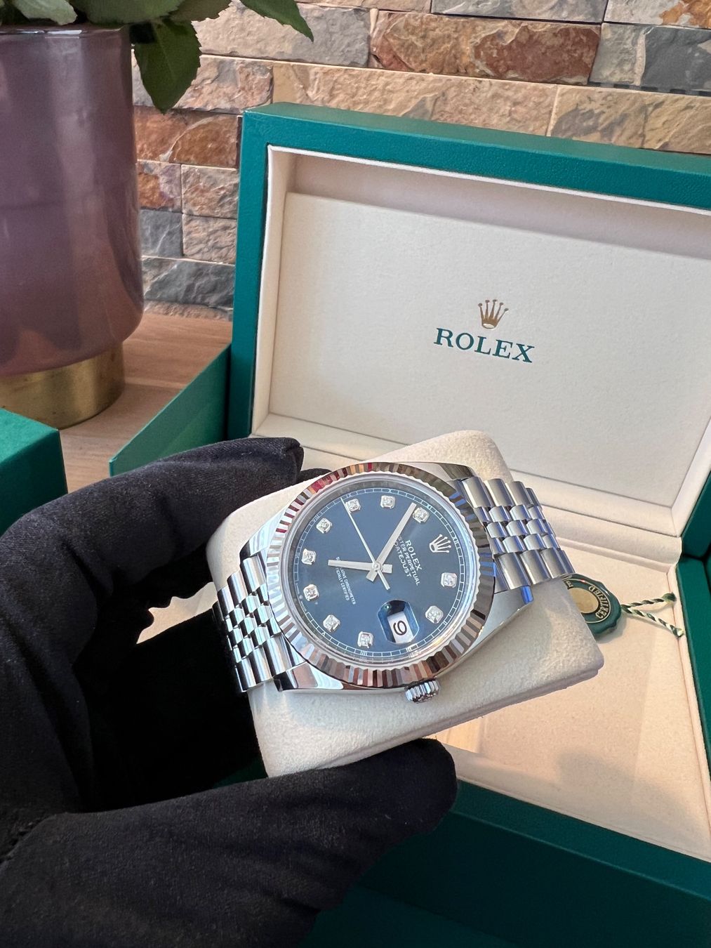 Rolex Orologi: Rolex Datejust 41 Blau Neu – Nuovo e nell'imballaggio originale da Biel-Bienne venduto da fer_7gy5 3