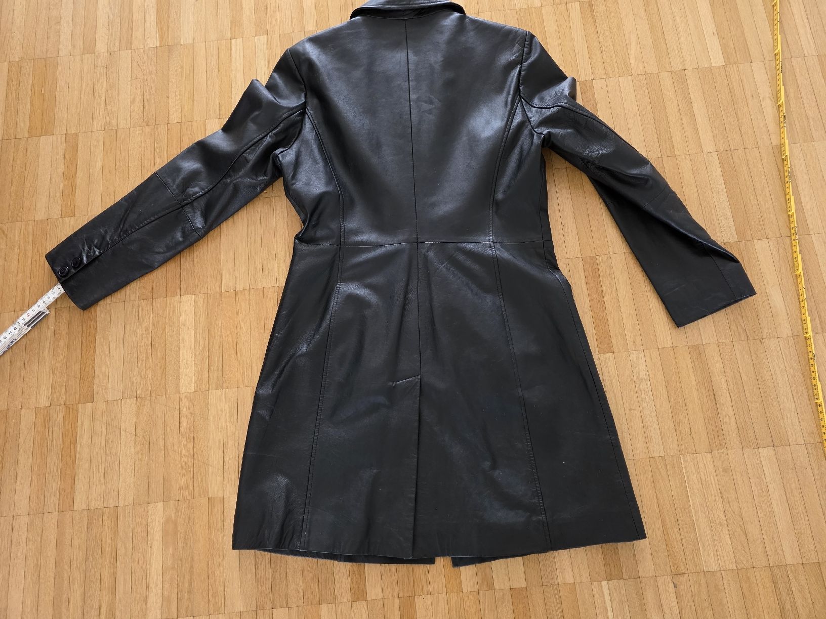 Cappotti: Schwarzer Ledermantel Gipsy by Mauritius, Grösse M – Usato da Laufenburg venduto da may_r2st 6