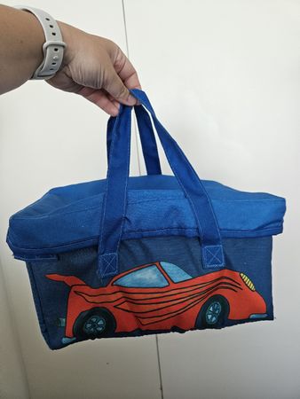 Autospielstrasse to go / Spielzeugtasche