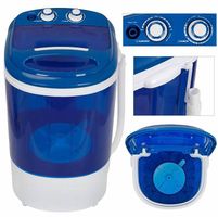 Portable Mini-Waschmaschine mit Bodendrehteller / Pulsator