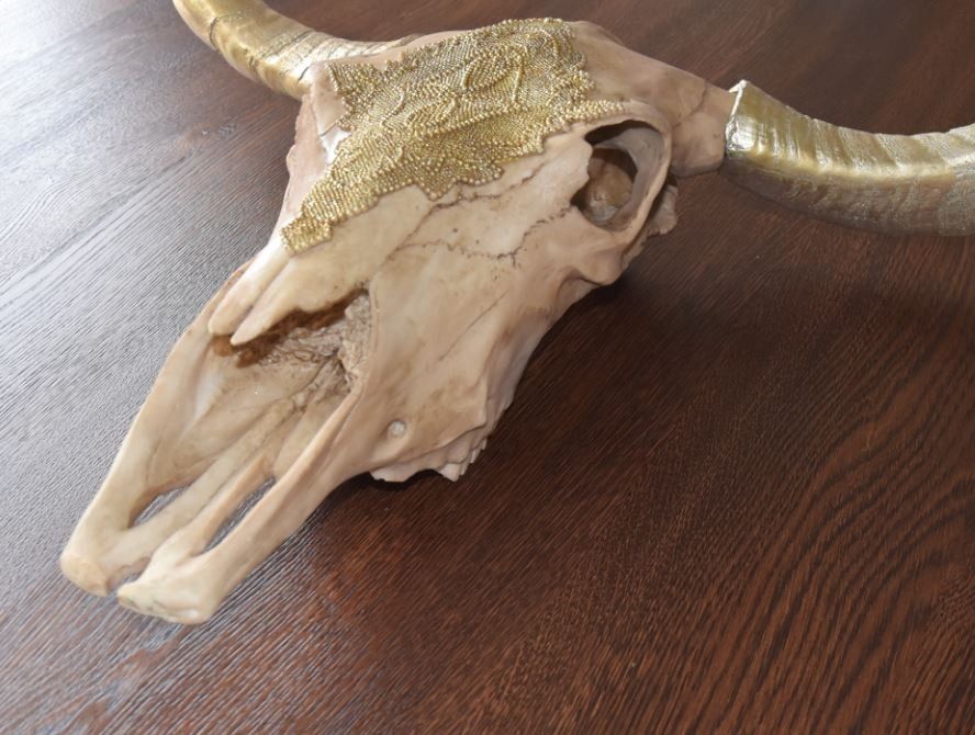 Toutes les décorations: Kuhschädel gold – Neuf avec emballage d'origine à Menziken par _Goldis_ 3