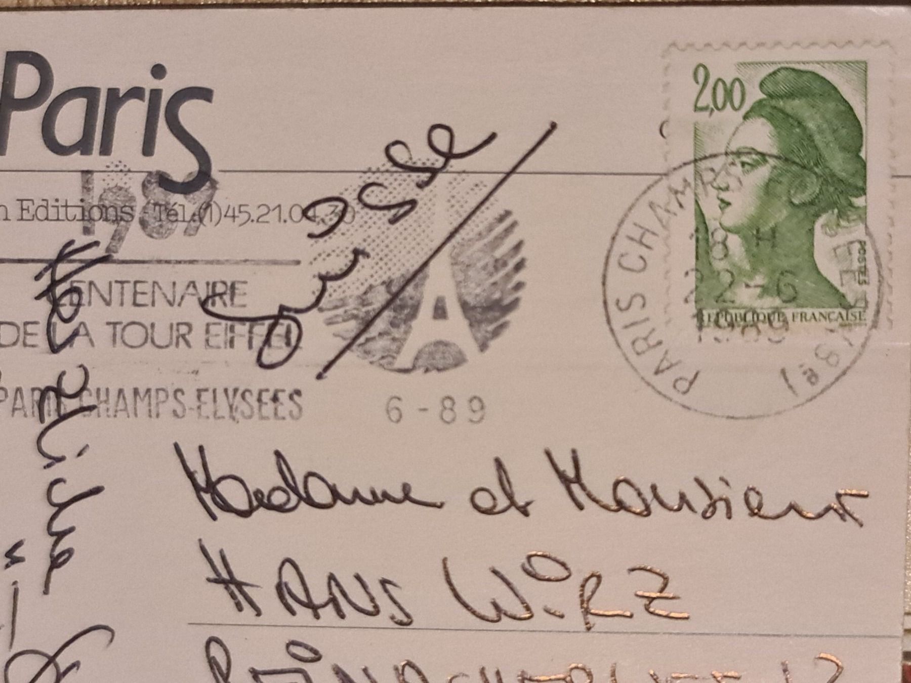 Cartoline postali: Ansichtskarte Paris Frankreich – Usato da Dintikon venduto da Vexi 1