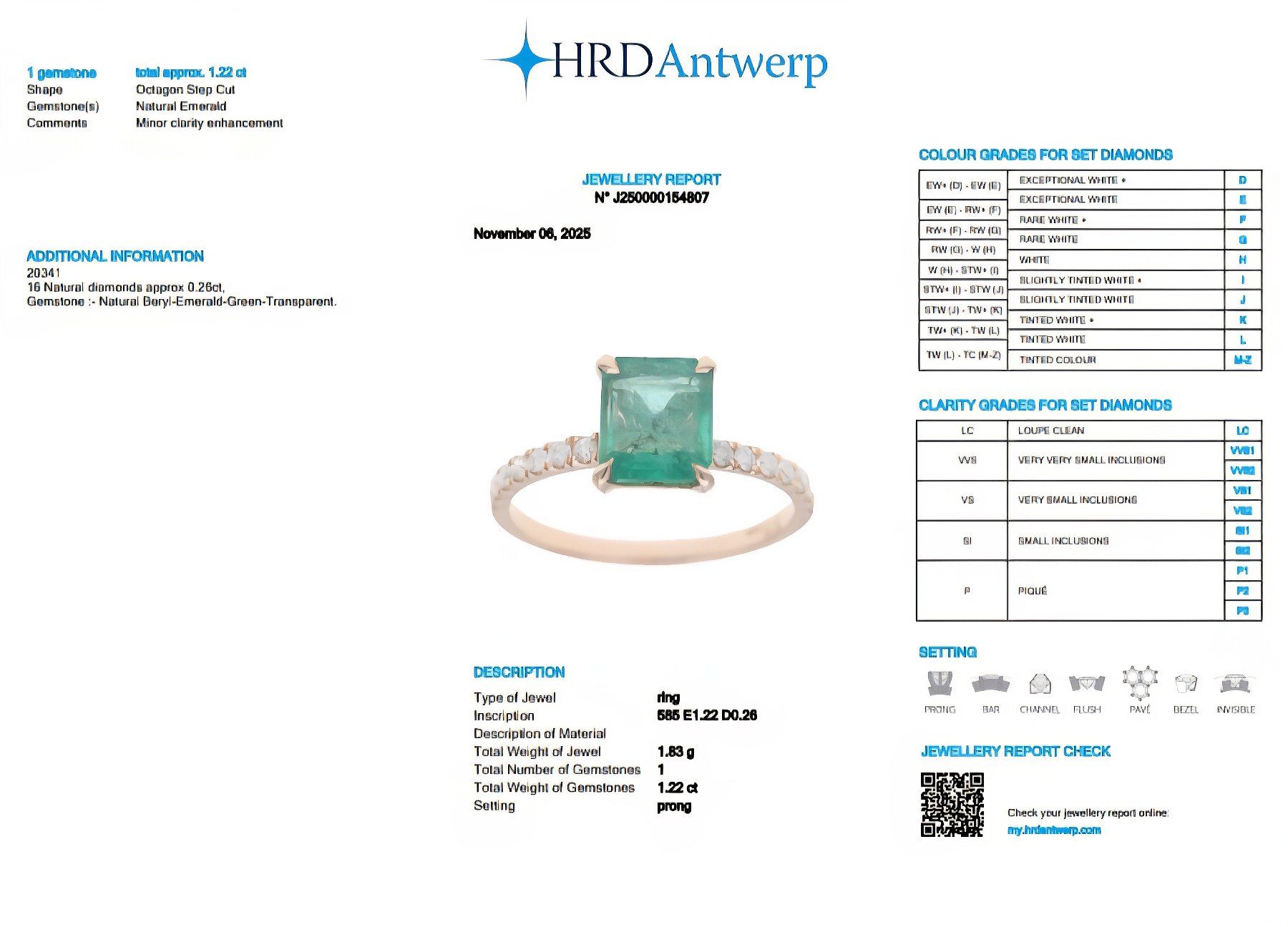 Anelli: Smaragd-Ring 14k Roségold 1,22ct – Nuovo e nell'imballaggio originale da Illnau venduto da Juwelier_Mahler_GmbH 4