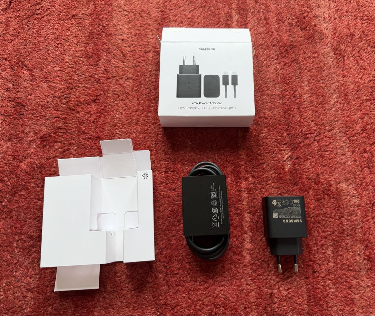 Samsung Unità & Adattatore: Samsung 45W Power Adapter USB-C Cable neu – Nuovo e nell'imballaggio originale da Biel/Bienne venduto da SirRolf 1
