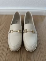 Damen Loafer Philov creme goldfarben Grösse 39 neuwertig