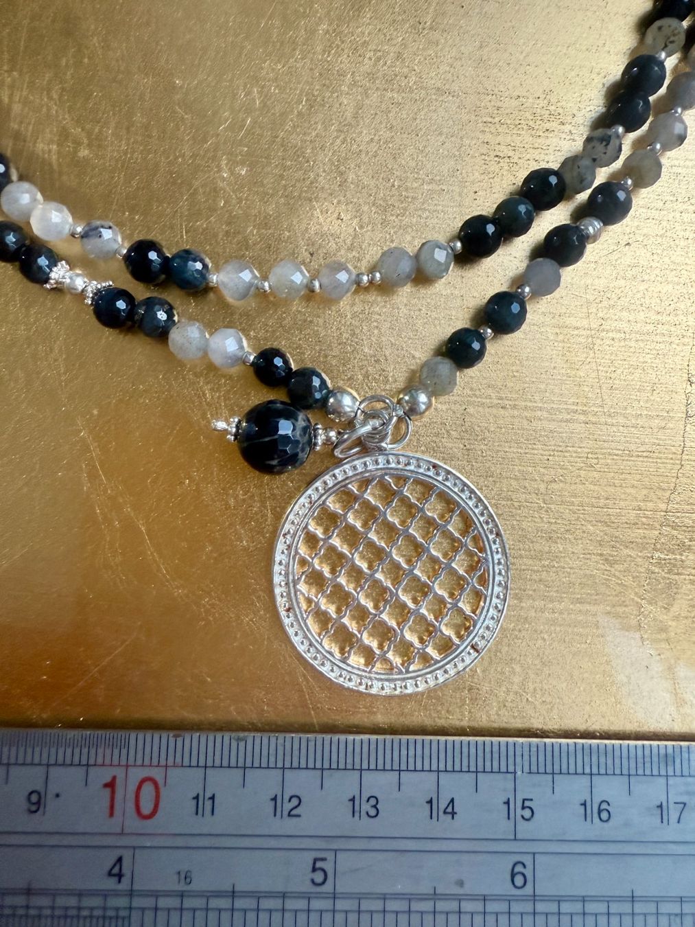 Catenine: 925 Silber Halbedelstein Kette – Nuovo (secondo la descrizione) da Maienfeld venduto da Cmicky 7