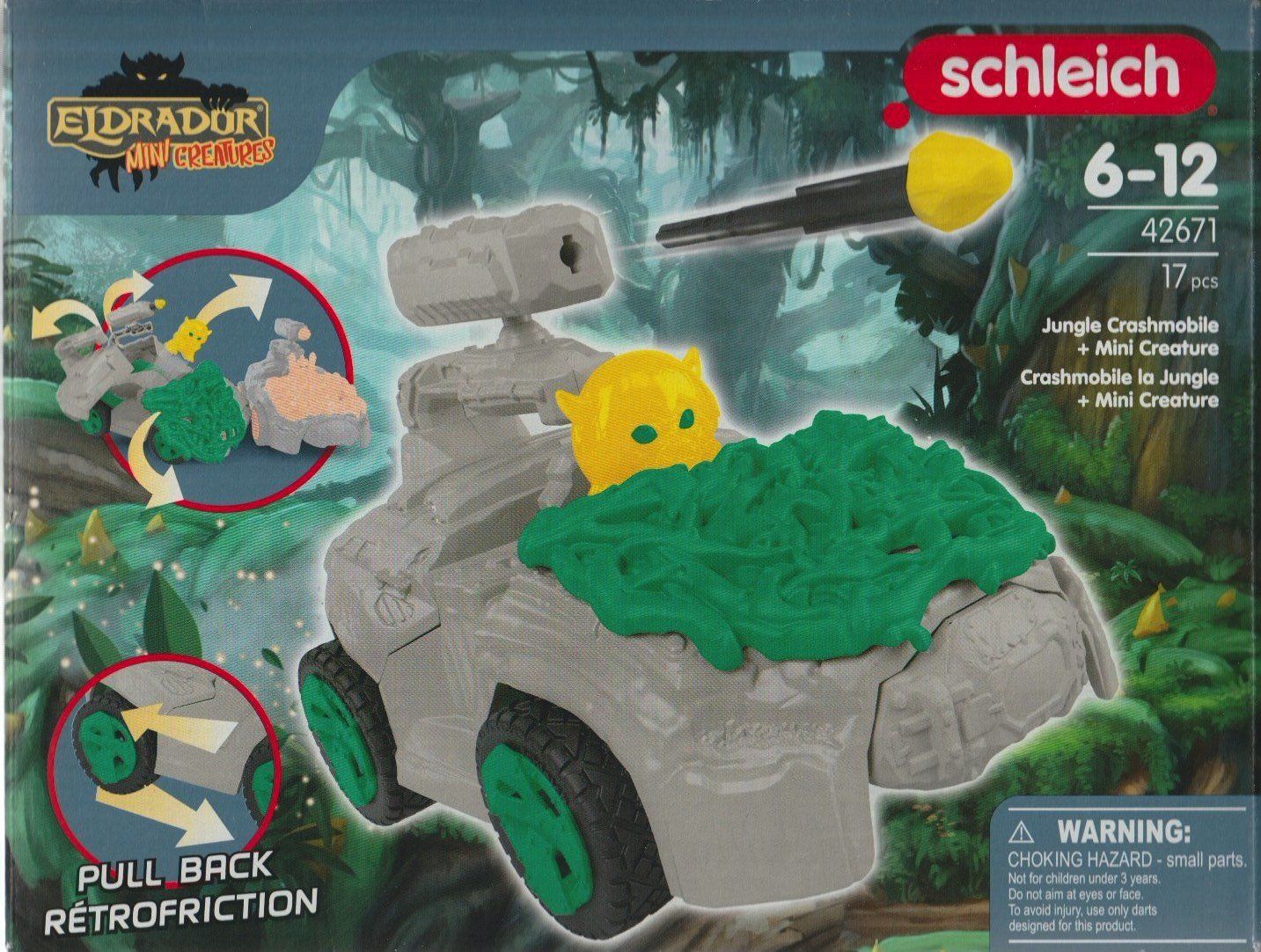 Schleich Jouets: SCHLEICH ELDRADOR MINI CREATURES 42671 JUNGLE CRASHMOBILE + – Neuf avec emballage d'origine à Vezia par Aquarius_Age