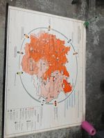 Historische Schulwandkarte Das Dritte Reich 220 x 120 cm