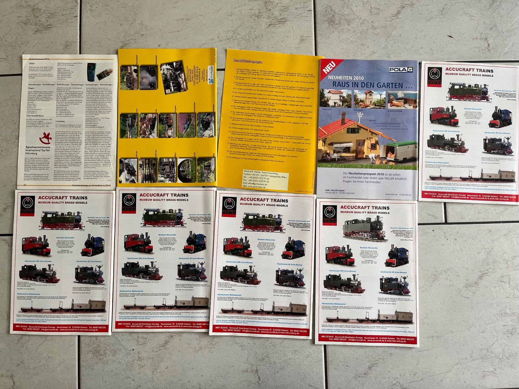 Riviste & Magazine: Gartenbahn Jahrgang 2010 – Usato da Rudolfstetten venduto da Rrst1968 1