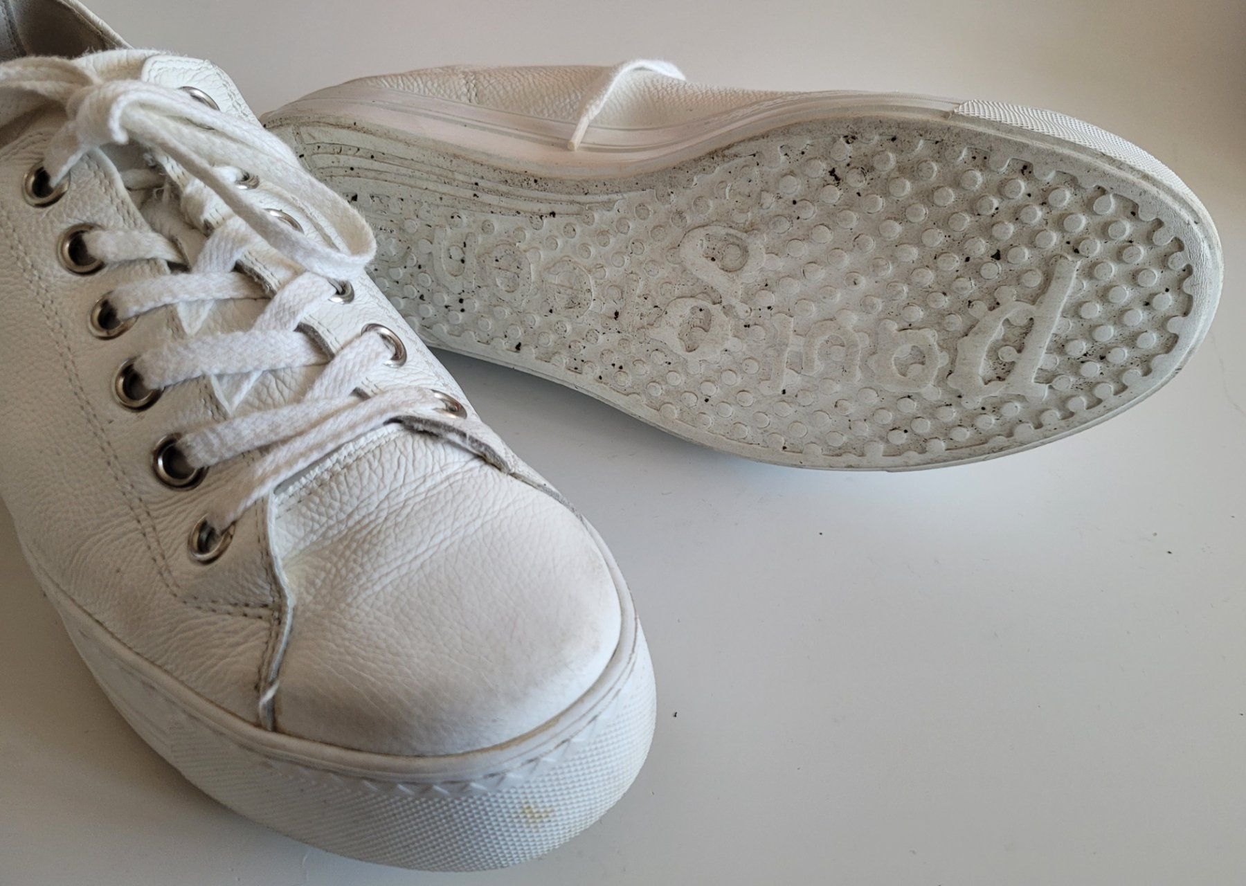 Paul Green Damenschuhe: Paul Green Sneaker Weiss Leder – Gebraucht aus Zürich von nkem13 2