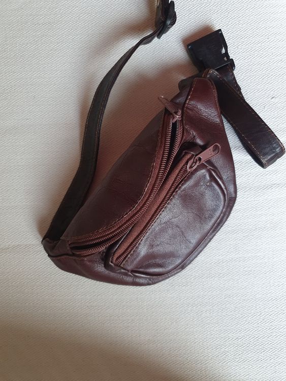 GHS Bauchtasche Für Damen & Herren Aus Echtem Nappaleder – Weich, Praktisch, Viel Stauraum