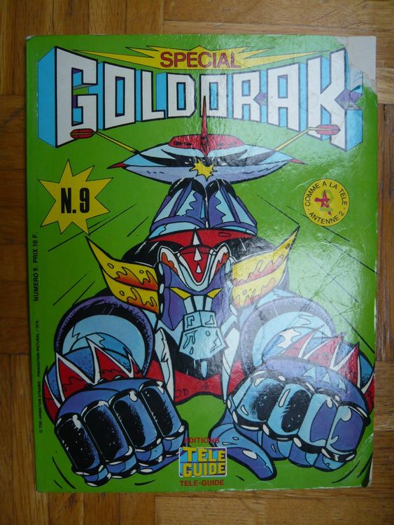 Goldorak, rare pochette de tatouages, neuve 1978 Canton Vaud