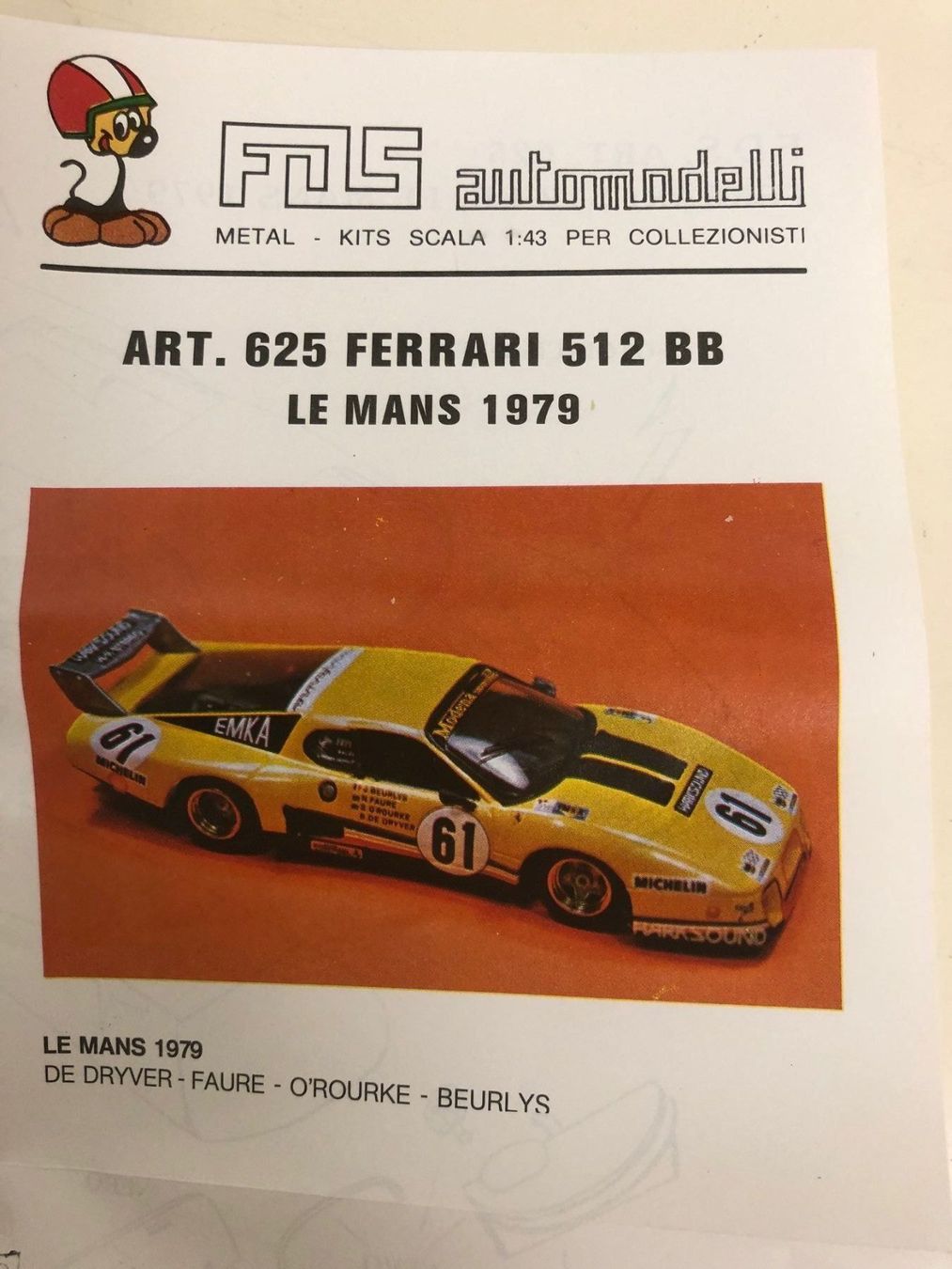 Ferrari Modellautos: FDS-Kit Ferrari 1/43 – Neu (gemäss Beschreibung) aus Muttenz von Gucci2005 2