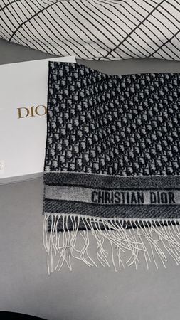Christian Dior Schal, Dunkelblau