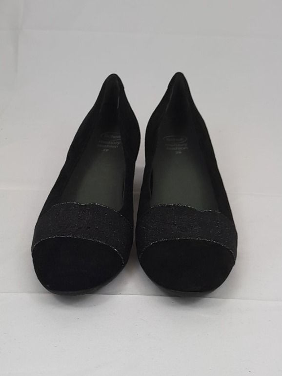 Scholl Scarpe da donna: SCHOLL Blockabsatz Pumps Black Suede elastic Gr. 40 – Nuovo e nell'imballaggio originale da Seuzach venduto da VT-Collections1 4