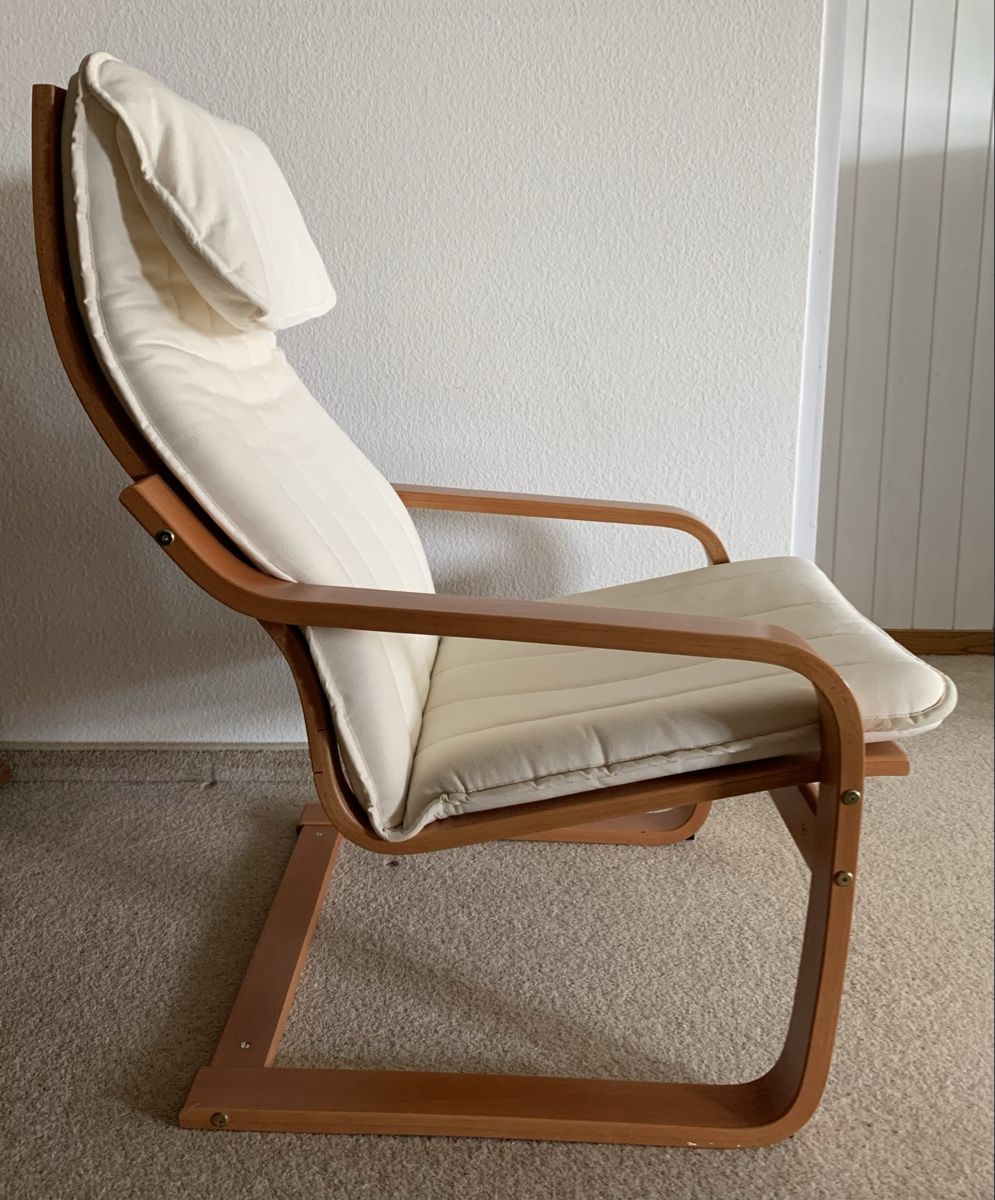 Ikea Poltrone: Ikea-Sessel Freischwinger „Poäng“ – Usato da Schaffhausen venduto da wunderpraechtig 1