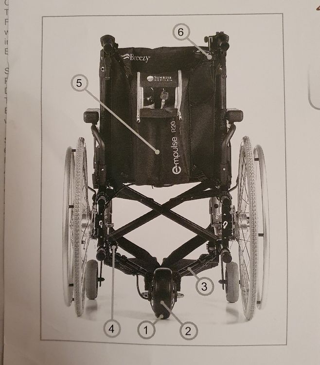 Schiebehilfe für Rollstuhl Empulse R20 (Gebraucht) in Boswil für CHF ...