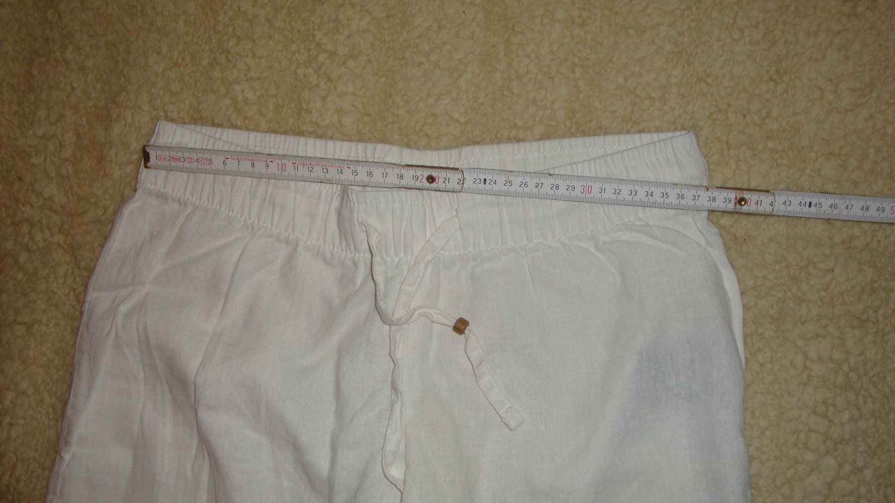Pantaloni: weisse, 51%Leinenhose, NEU, Gr.38 – Nuovo (secondo la descrizione) da Laufen venduto da ereli 4
