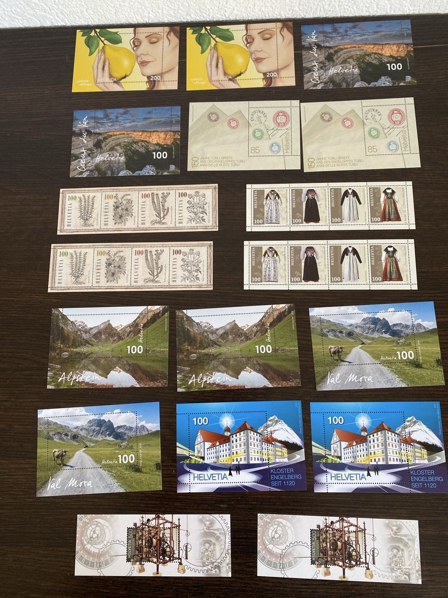 Tutti i francobolli: Briefmarken Sonderblöcke – Nuovo (secondo la descrizione) da Lengnau BE venduto da Ginko1954 2