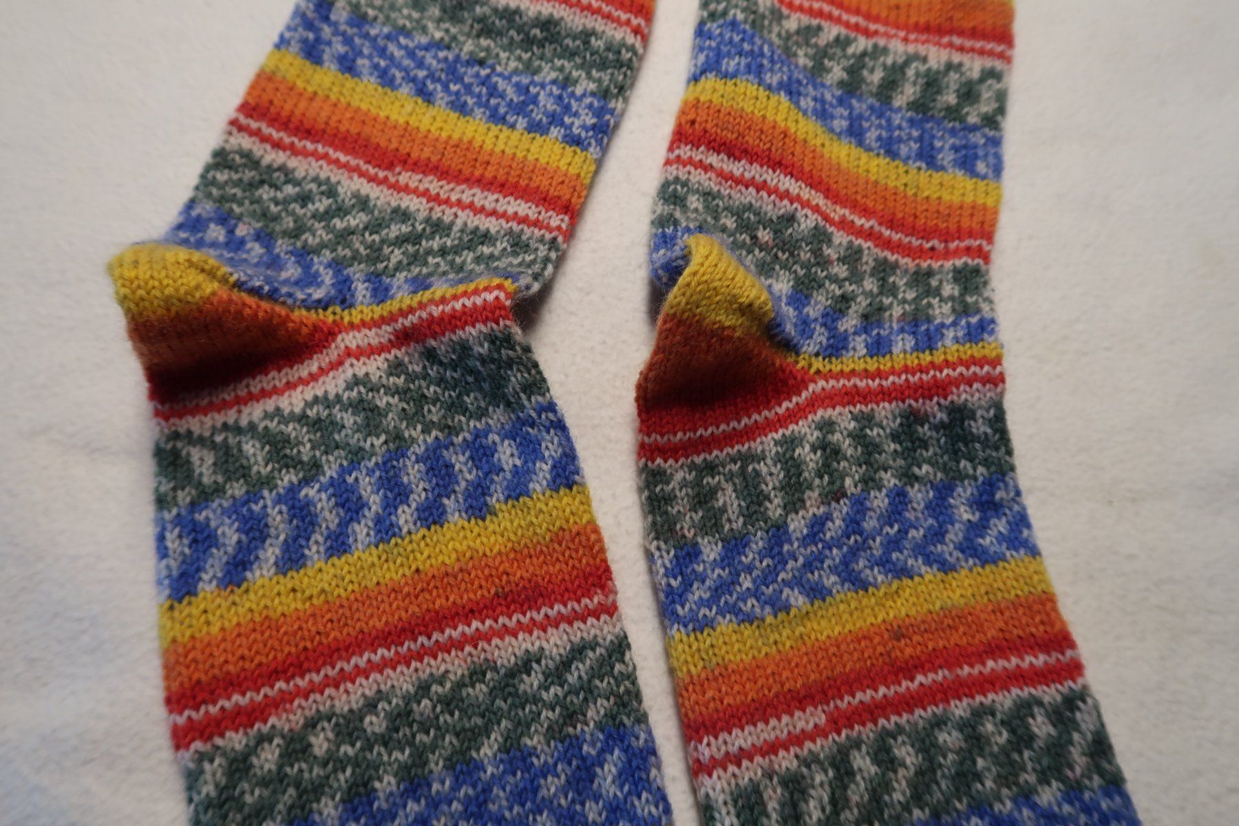 Calze: Handgestrickte Wollsocken Gr.42  (330/) – Nuovo e nell'imballaggio originale da neuenhof venduto da Caterchen 2