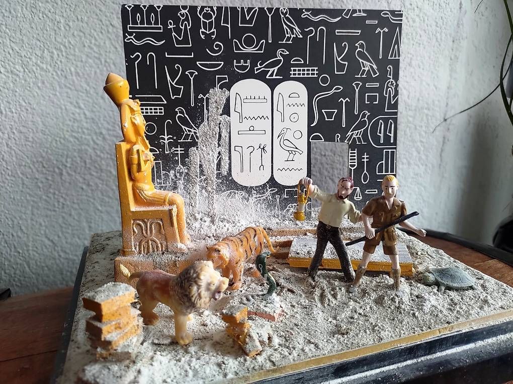 Fumetti: JACOBS Diorama BLAKE & MORTIMER GRANDE PYRAMIDE Pixi – Nuovo (secondo la descrizione) da LAUSANNE venduto da swof 1