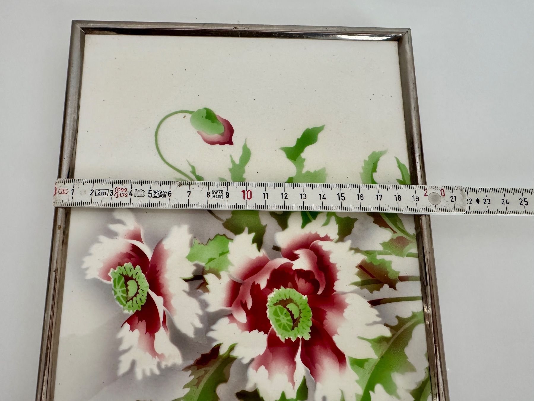 Sottobicchieri: Jugendstil Untersetzer mit Mohnblumen – Usato da Egg b. Zürich venduto da chantilly-lace 5