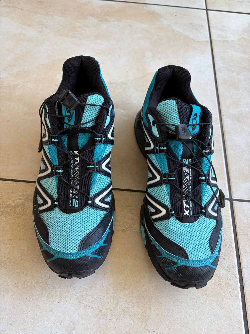 Salomon Scarpe da donna: Salomon Trekkingschuhe/Wanderschuhe blau Grösse 42 – Usato da Brüttisellen venduto da Fabiii.st 7