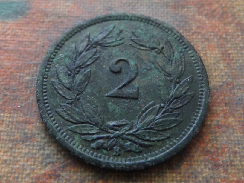 Tutti le monete: 2 Rp. 1875   (B) – Usato da Romanel-sur-Lausanne venduto da Swift13 1