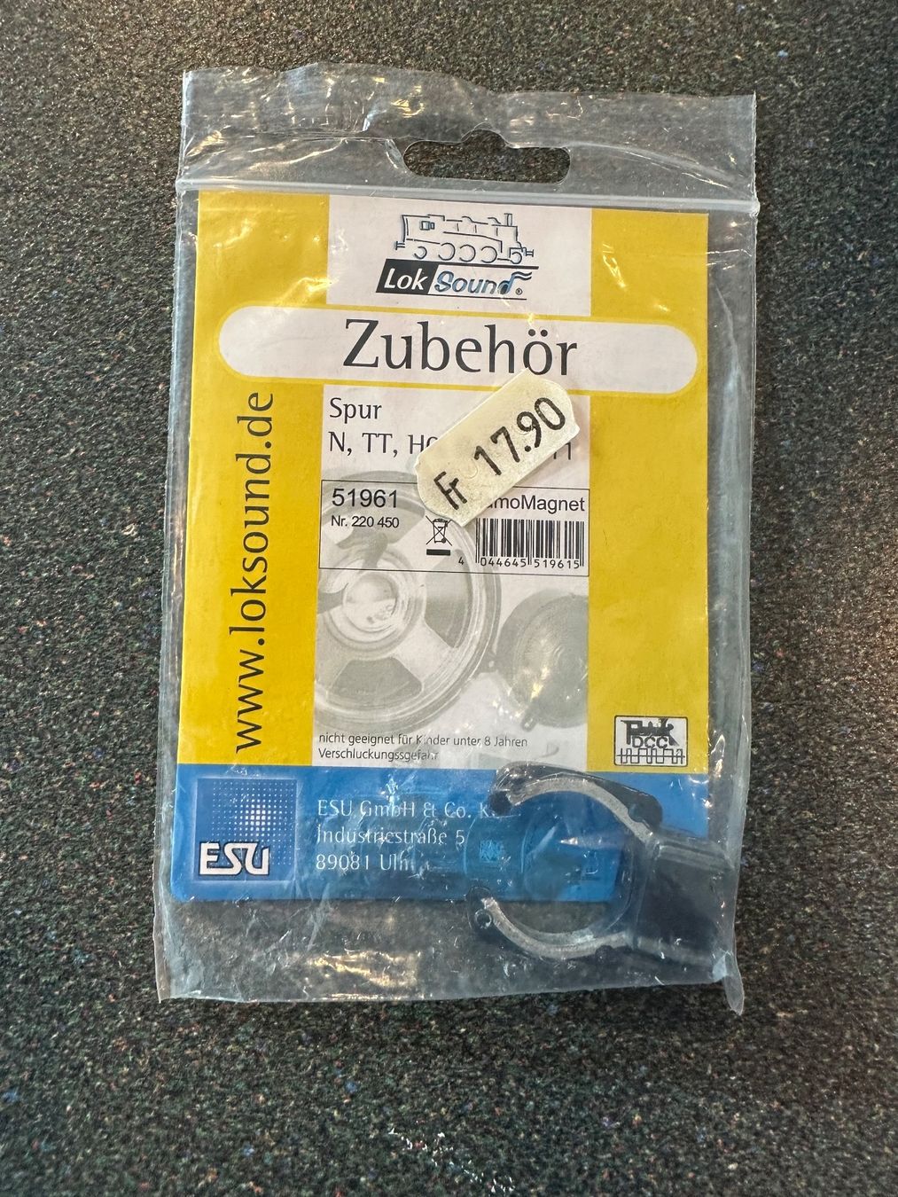 Esu Modelleisenbahnen: ESU 51961 Permanentmagnet – Neu und originalverpackt aus Chiasso von Carrara-Modellismo