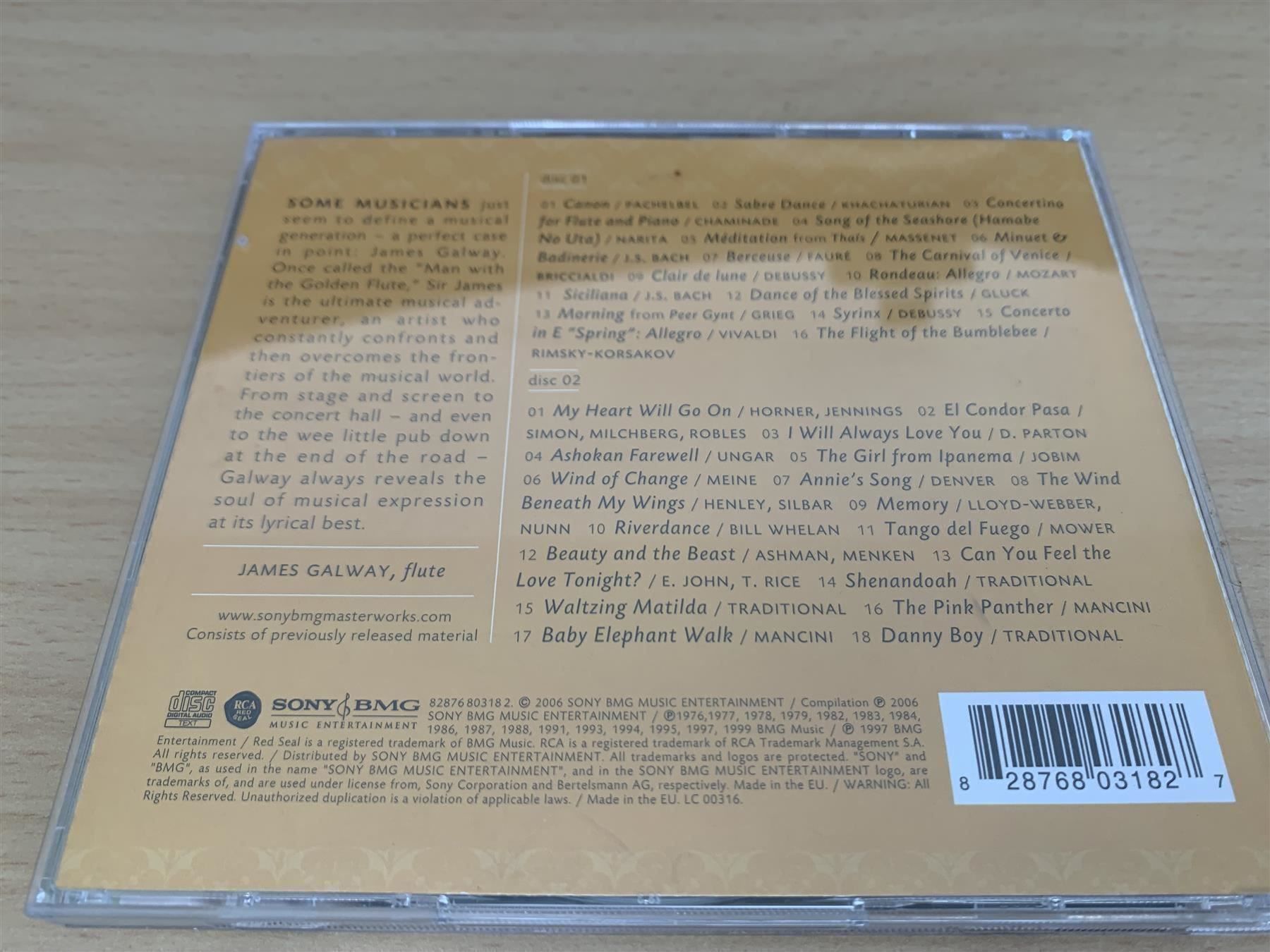 CD: James Galway – The Essential - 2 CD – Usato da Rikon im Tösstal venduto da Alpenmutz 1