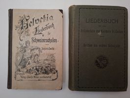 Antike Liederbücher Volksschule St.Gallen