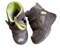 Gr. 22 SUPERFIT braune Winterschuhe Stiefel goreTEX Klett