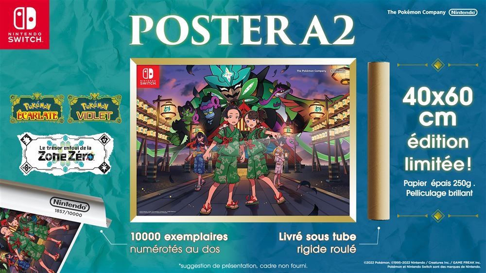 Spiele: Pokémon Karmesin/Purpur: Exklusives DLC-Poster (A2) NEU – Neu (gemäss Beschreibung) aus Effretikon von Hephaestus_ 4
