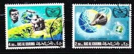 série 2 timbres - UAE  - Ras al Khaima - 1969 - Obl.
